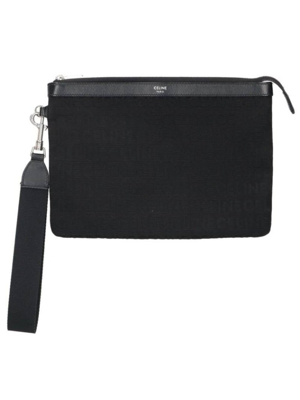 Celine Logo Pouch Clutch